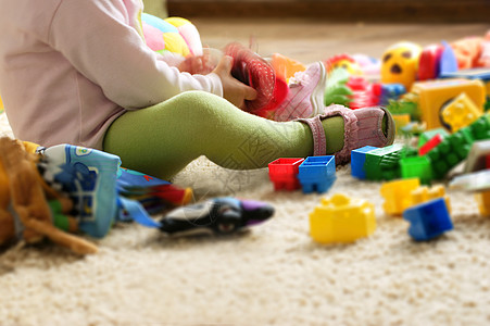 玩具女孩孩子婴儿房小宝贝行动运动房间图片
