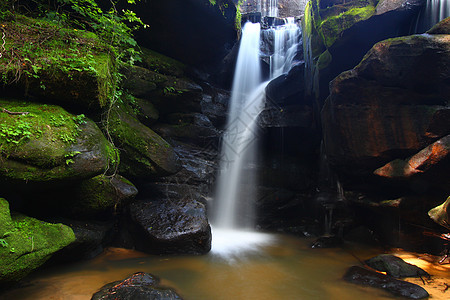 北阿拉巴马峡谷旅行运动岩石瀑布荒野环境地质学洞穴流动图片