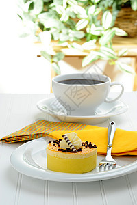 柠檬蛋糕甜点蛋糕盘子咖啡巧克力柠檬图片