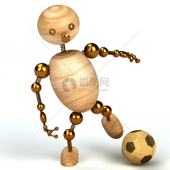 足球3D的木柴人娱乐运动游戏斗争乐趣跑步喜悦杯子插图锦标赛图片