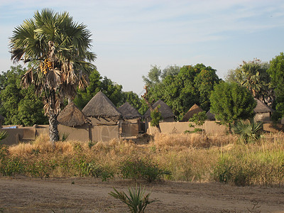 非洲村黏土小屋苦难乡村建筑学旅游农村部落贫困图片