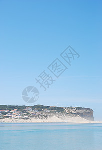 葡萄牙的美丽浮地湖旅行海洋旅游假期场景海景海岸海岸线支撑图片