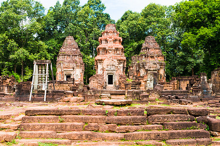 科比亚旅行寺庙宗教废墟精神纪念碑圣训建筑学高棉语奶牛图片