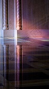 教堂墙上的彩光玻璃窗发光反射信仰教会石头雕塑纪念馆大理石雕刻建筑学大教堂图片