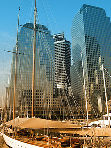 世界金融和金融中心贸易商业巡航住宅区蓝色过滤假期旅行建筑学青色背景图片