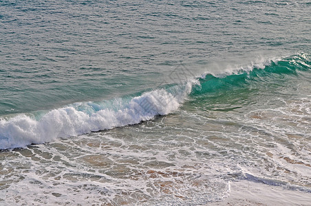 美丽的蓝色海洋海浪 澳大利亚冲浪砂岩海岸线旅行石灰石崎岖海岸波浪日落脚步图片