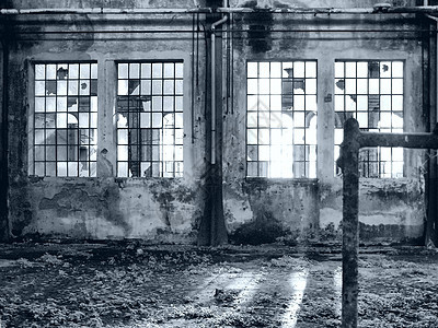 废弃工厂建筑黑色白色工作建筑学纪念碑考古学废墟职场工业图片