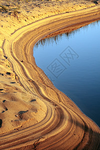 绿洲地面土地沙漠沙丘差距风景湖泊干旱侵蚀资源图片