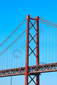里斯本河上大桥运输立交桥城市景观通道旅行交通地标工程图片