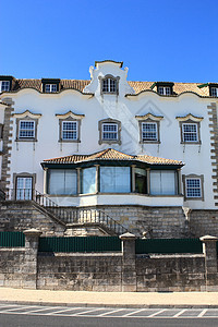 里斯本的传统住宅和传统住宅建筑Lisbon洗衣店旅游绿色蓝色活力世界旅行明信片房屋街道图片