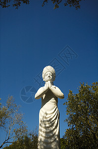 祈祷雕像图片