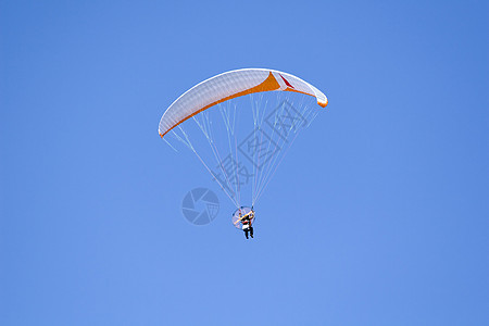 滑翔机闲暇自由航班段落空气绳索降落伞天空翅膀运动背景