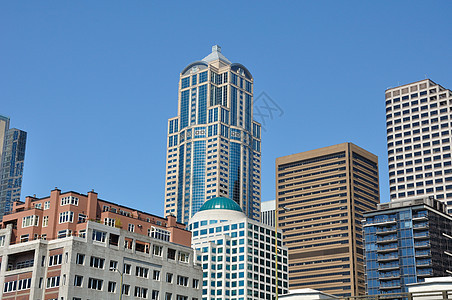 西雅图市中心旅游帝国建筑学公寓摩天大楼地标高楼旅行建筑城市图片
