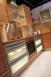 厨房桌子冰箱生活用餐橱柜大厦房间内阁财产家具图片