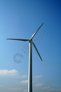 纯能源涡轮喷射发电厂踪迹天空线条轨迹尾迹发电机风车图片