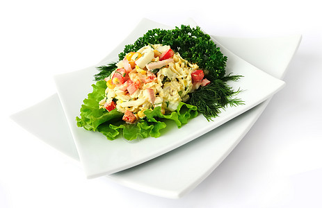 玉米沙拉和中国卷心菜蔬菜饮食一部分小吃洋葱玉米香草胡椒沙拉维生素图片