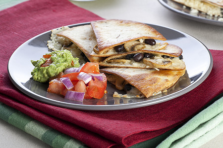 拼盘 Qsadillas洋葱豆子食物蔬菜美食图片