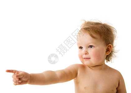 儿童指针好奇心眼睛男生喜悦头发白色婴儿乐趣金发童年图片