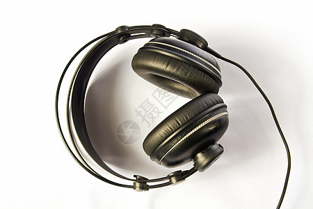 专业耳聋耳机文化电子产品收音机插头立体声玩家曲线力量商业图片
