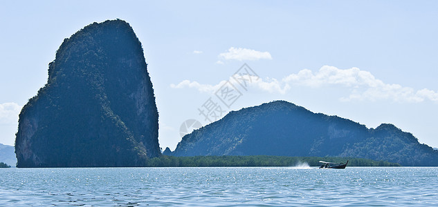 张恩加顶峰旅游蓝色爬坡岩石情调群岛旅行戏剧性假期图片