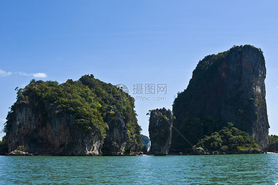 张恩加异国旅行岩溶顶峰热带侵蚀情调海岸爬坡群岛图片