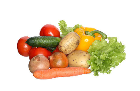 新鲜蔬菜烹饪土豆家务饮食黄瓜洋葱健康饮食家庭对象沙拉背景图片