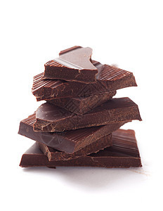 巧克力块块欲望诱惑可可棕色食物糖果美食甜点图片