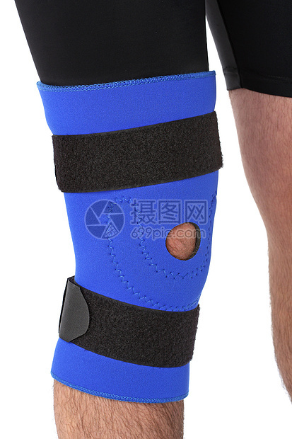 戴脚套的人保健福利绷带肌肉投掷卫生男人康复骨科医疗图片