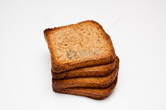 烤面包堆叠生活身体健康面包早餐图片