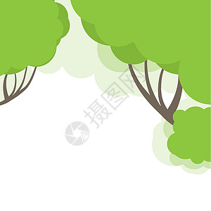 摘要树 矢量插图绘画叶子家庭草图艺术电脑环境花朵植物地球图片