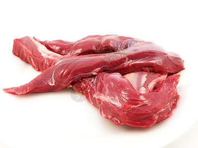 原生肉红色盘子棕色白色食物猪肉大理石羊肉牛肉图片