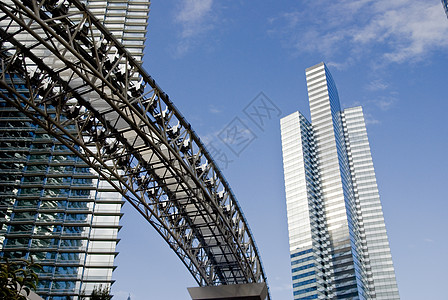 摩天大楼和单轨图片