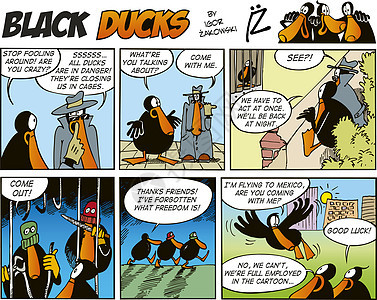 黑鸭 漫画集 第60集背景图片