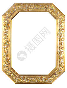 单独立装饰铜板框架白色财富绘画雕刻金子摄影长方形乡村古董图片