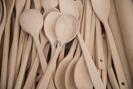 木制拉盘家庭手工业勺子厨房美食补给品市场棕色工具用具图片
