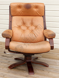 旧皮革坐椅背景图片
