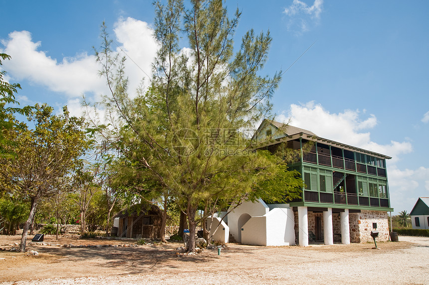 佩德罗圣詹姆斯地区住宅大厦博物馆国家房子历史性遗产建筑热带图片