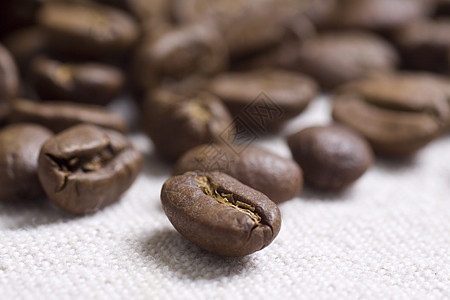 烤咖啡豆咖啡棕色亚麻地段黑色食品食物图片