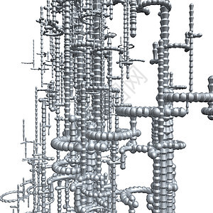 建筑建造金属漂浮科幻站立插图身体小说图片