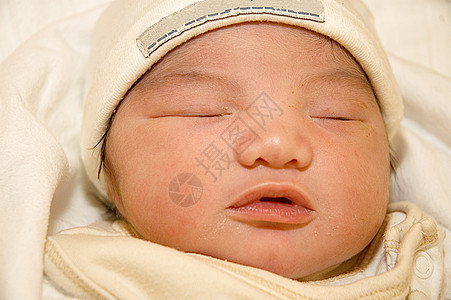 一张新出生的相片手指童年新生婴儿期白色孩子男生婴儿背景图片