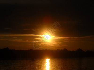 黎明红色太阳背景图片