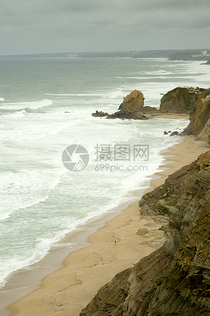 落岩海岸旅行岩石海洋支撑海浪边缘海岸线悬崖海滩天气图片