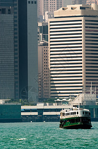 香港维多利亚港渡渡轮巡航海岸渠道商业城市办公室旅游血管建筑学运输图片