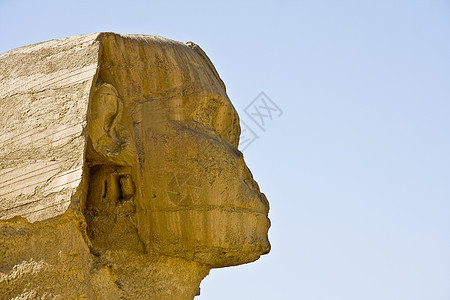 吉萨的斯芬克斯首都旅游游客象形法老寺庙沙漠石头人面图片