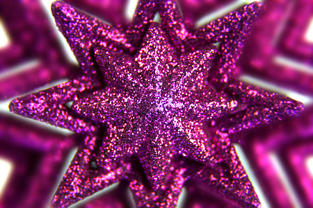 紫星宏观亮片粉色紫色图片