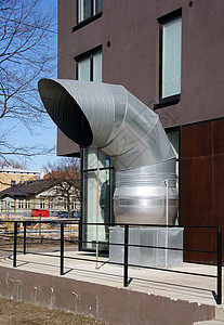 通风建造建筑学工程管道技术力量金属空气建筑管子背景图片