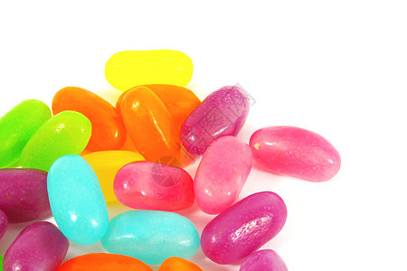 果冻豆款待食品粉色果味紫色小吃水果糖果软糖白色图片
