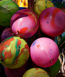 彩色球生日派对形状节日庆典图片