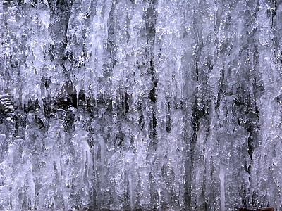 冰原背景寒意寒冷瀑布孵化蓝色公园冻结冷藏图片