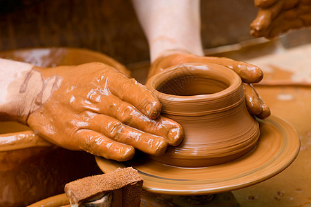 波特之手工艺棕色艺术家工匠黏土壤土手臂精神手指血管图片